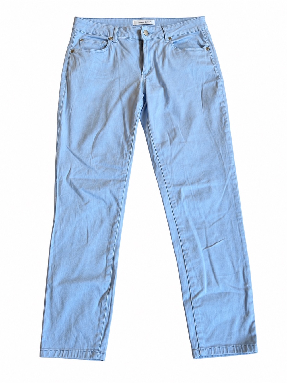 Crown & Ivy baby blue skinny pants
